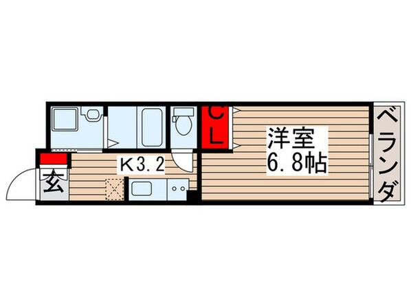 メイプルプレイスの物件間取画像